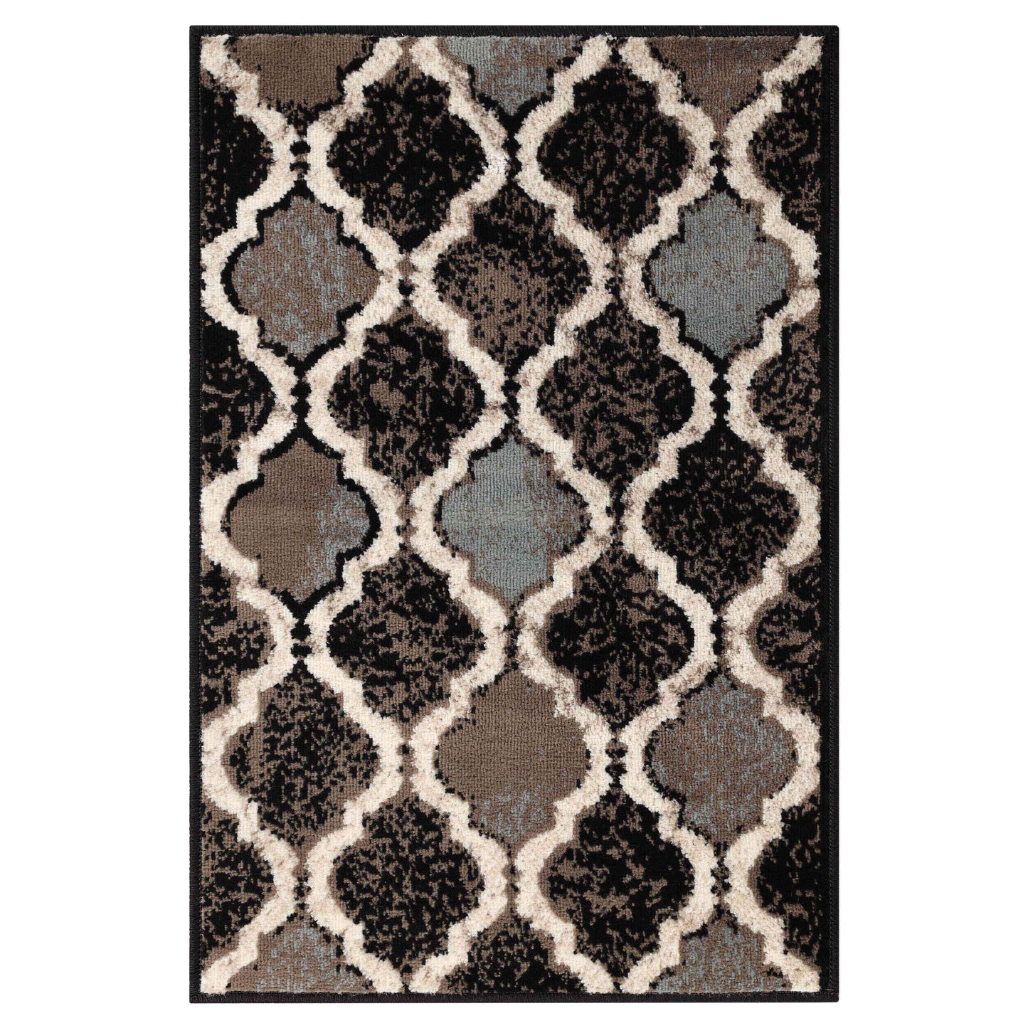 Viking Contemporary Geometric Trellis Indoor Area Rug or Runner
