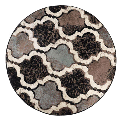 Viking Contemporary Geometric Trellis Indoor Area Rug or Runner