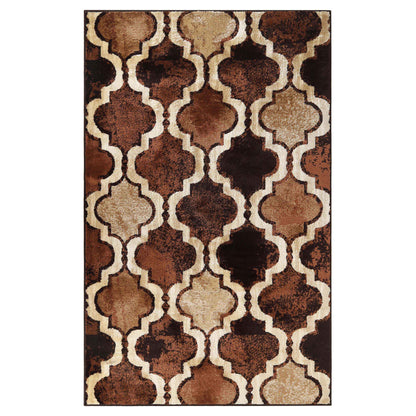 Viking Contemporary Geometric Trellis Indoor Area Rug or Runner