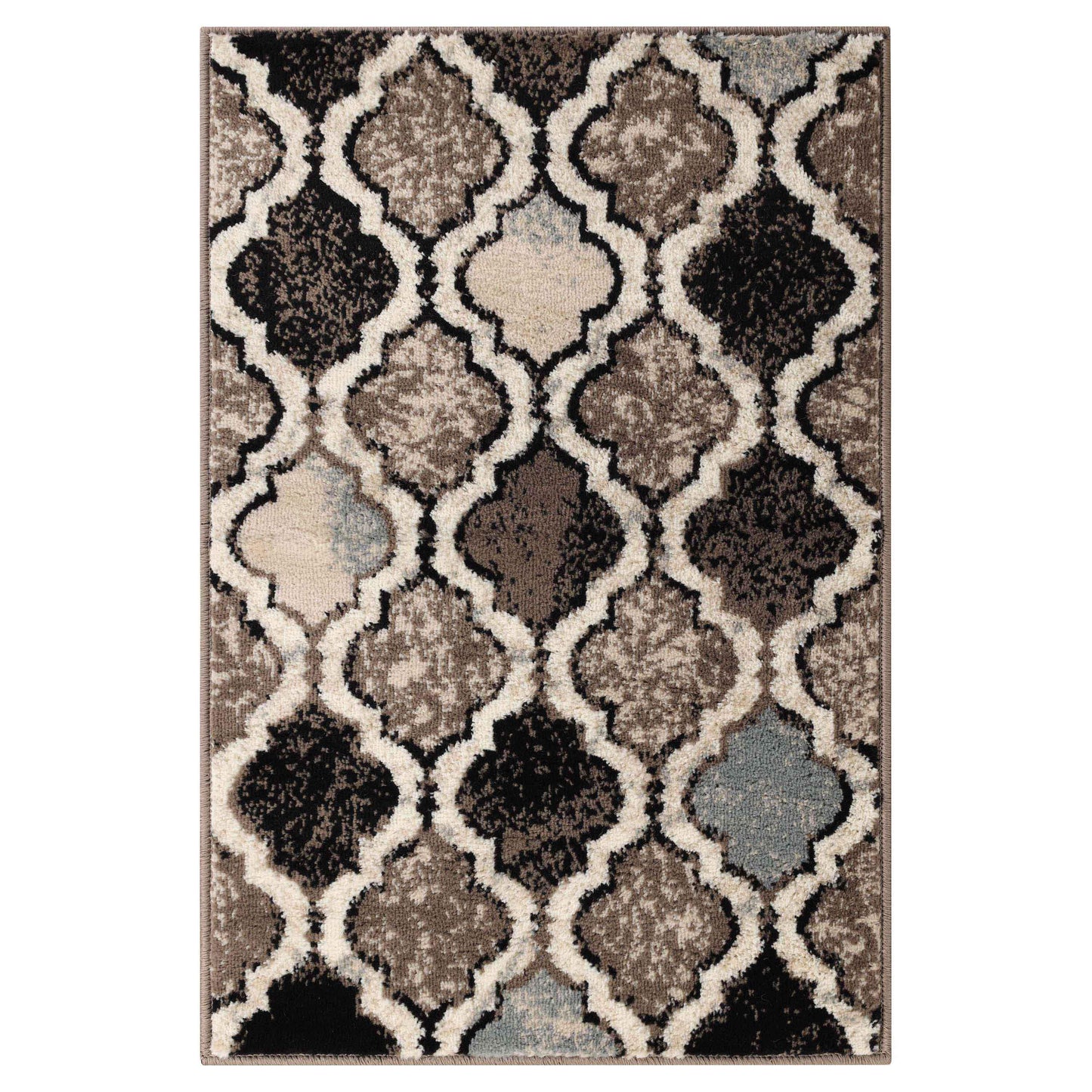 Viking Contemporary Geometric Trellis Indoor Area Rug or Runner
