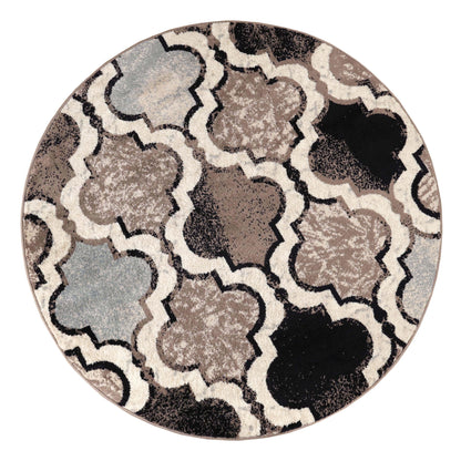 Viking Contemporary Geometric Trellis Indoor Area Rug or Runner