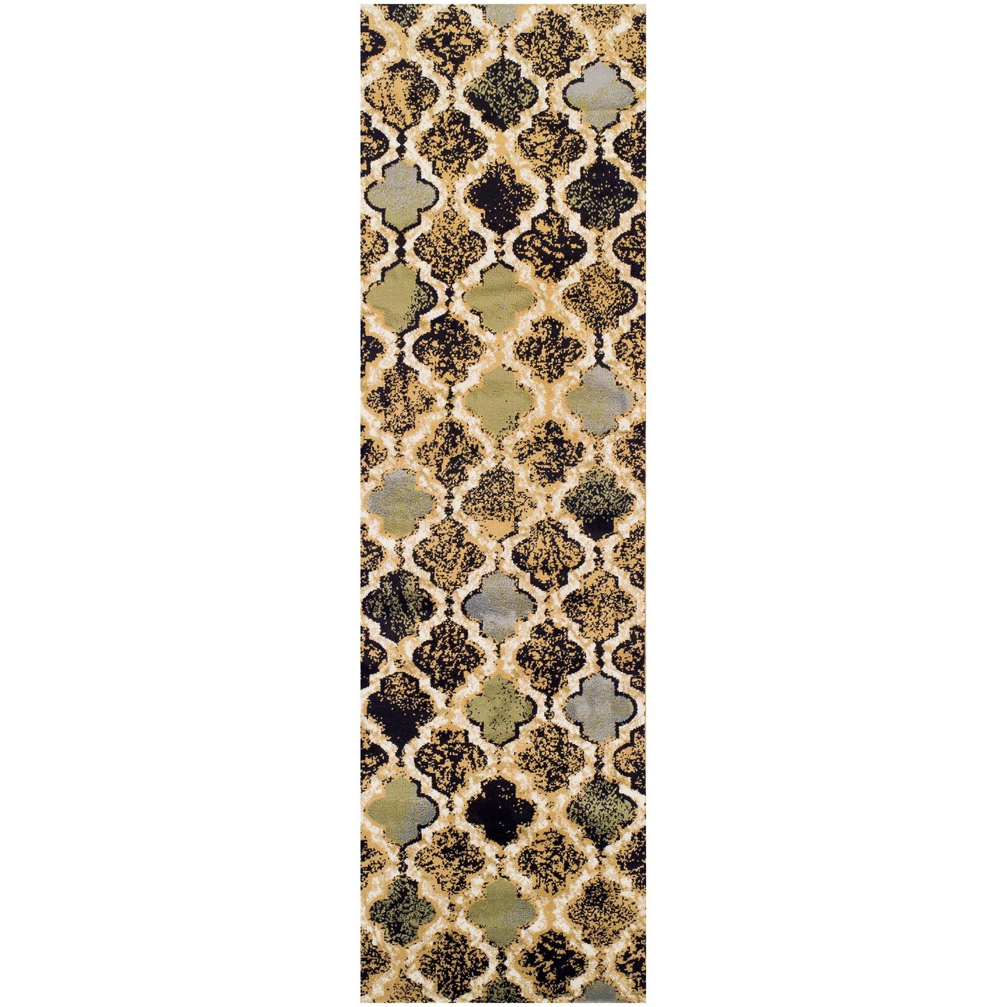 Viking Contemporary Geometric Trellis Indoor Area Rug or Runner