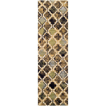 Viking Contemporary Geometric Trellis Indoor Area Rug or Runner