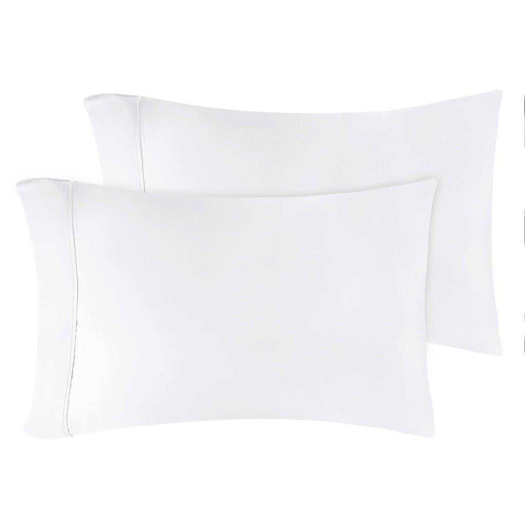 Modal From Beechwood 400 Thread Count Cooling Solid Pillowcase Set - White