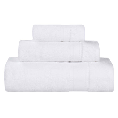 Belmont Zero Twist Cotton Medium Weight 3 Piece Towel Set
