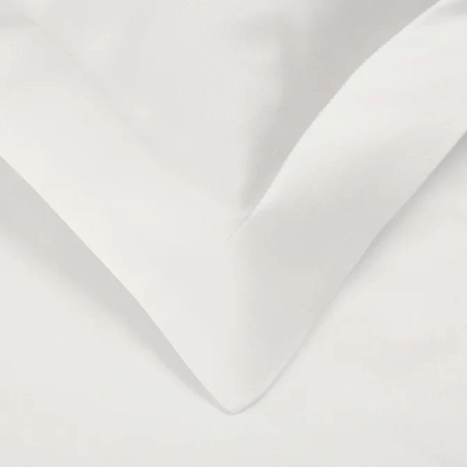 1000 Thread Count Lyocell Blend Solid Duvet Cover Set - White