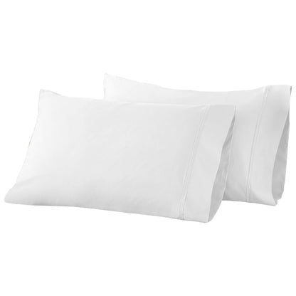 Egyptian Cotton 850 Thread Count Solid Luxury Pillowcases, Set of 2