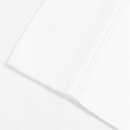 1800 Thread Count Cotton-Blend Solid Deep Pocket Sheet Set - White