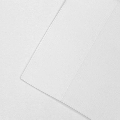 Cotton Flannel 2 Piece Pillowcase Set - White