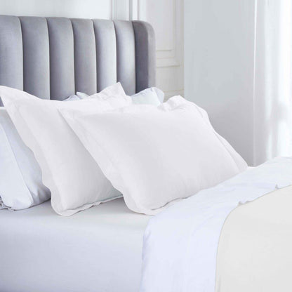 Modal From Beechwood 400 Thread Count Cooling Solid Duvet Cover Set - White