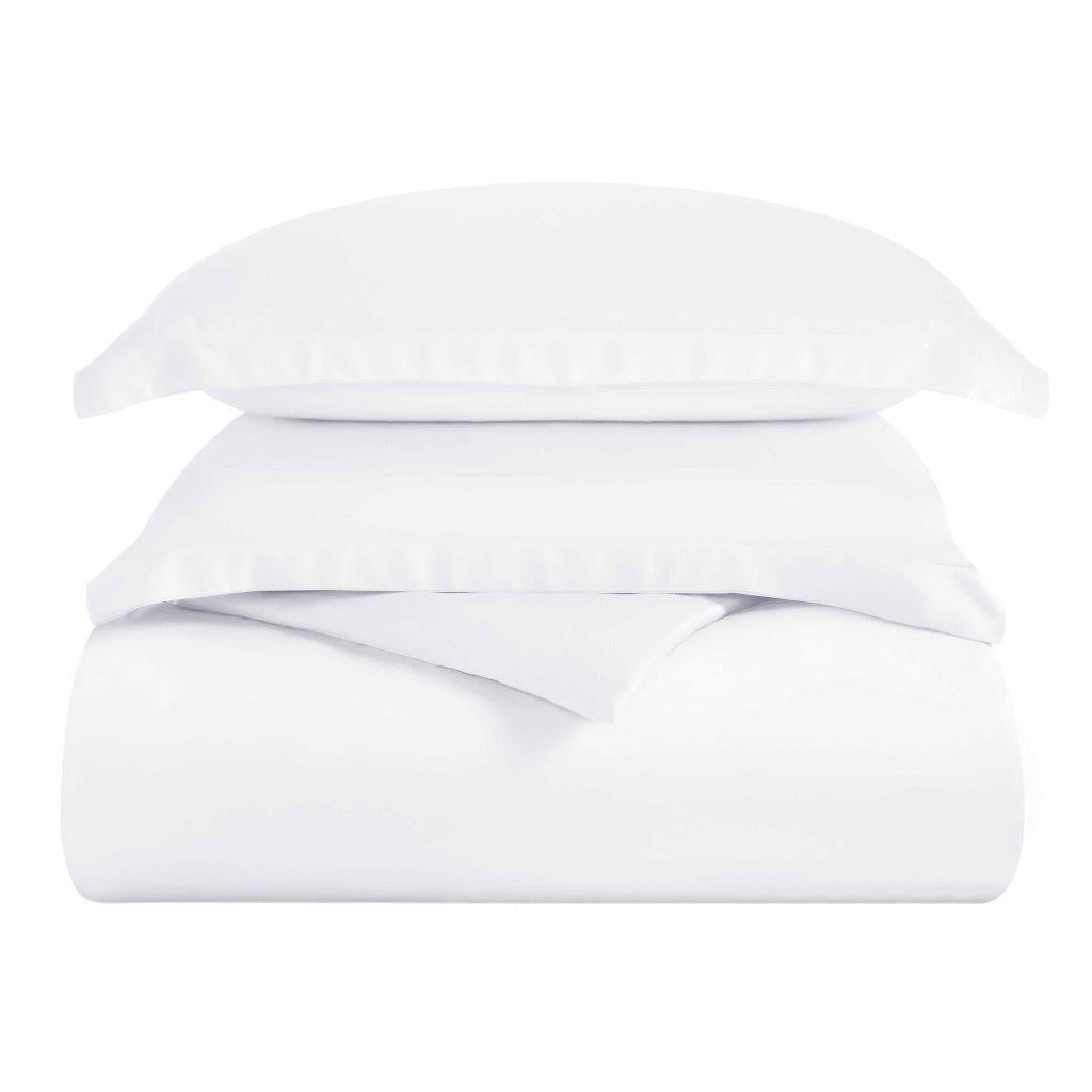 Modal From Beechwood 400 Thread Count Cooling Solid Duvet Cover Set - White