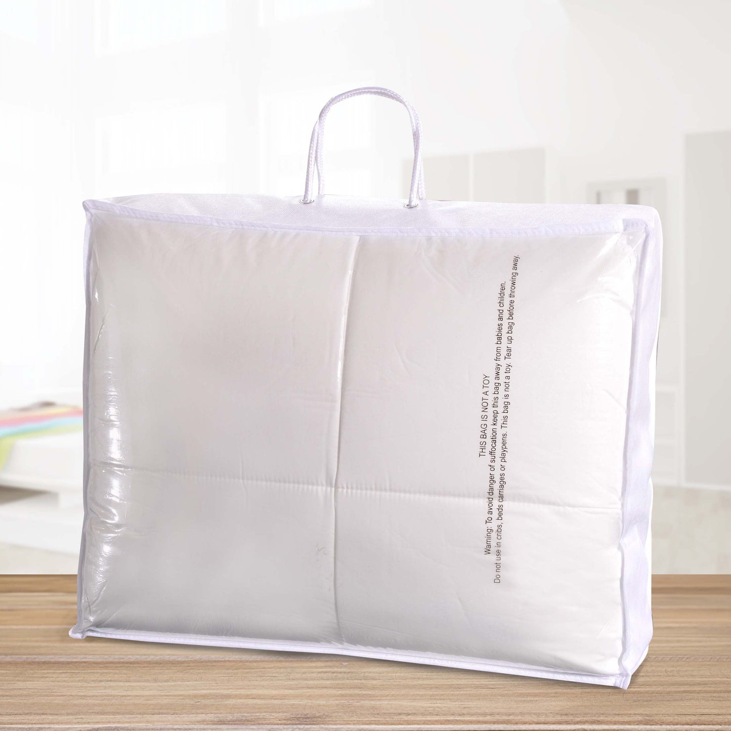 Classic All-Season Reversible Down Alternative Comforter - White