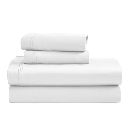 Egyptian Cotton 1500 Thread Count Eco Friendly Solid Sheet Set - White