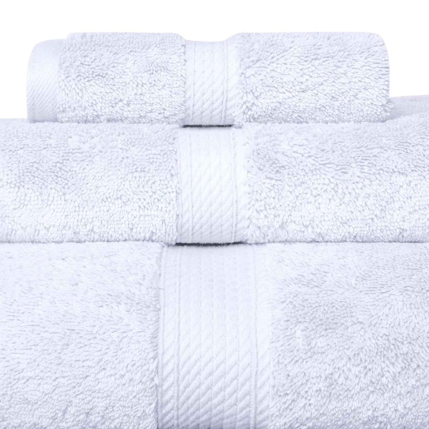 Madison Egyptian Cotton Pile Plush Heavyweight 3 Piece Towel Set