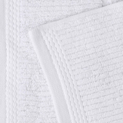 Milo Smart Twist Cotton Solid Ribbed 3 Piece Towel Set