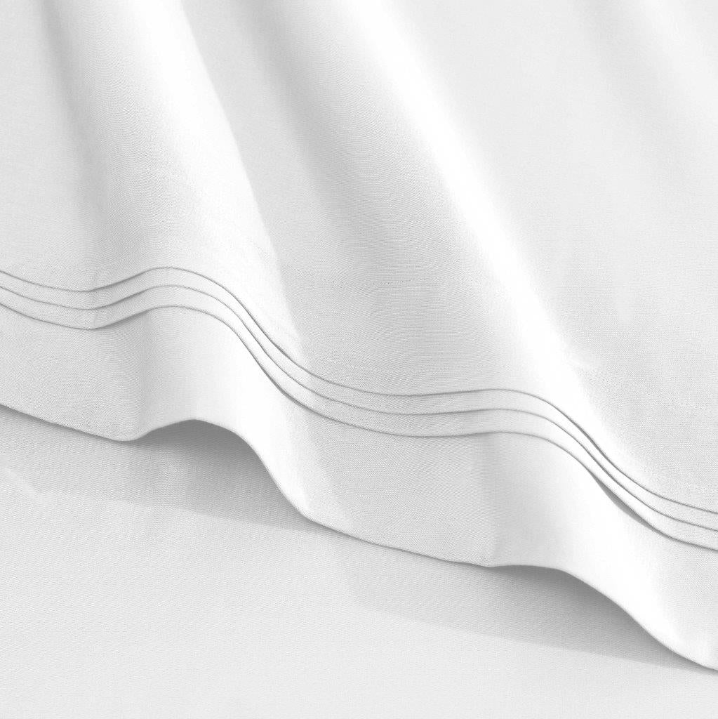 Egyptian Cotton 1500 Thread Count Eco Friendly Solid Sheet Set - White