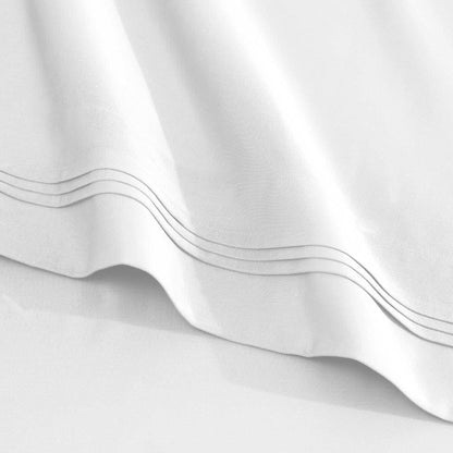 Egyptian Cotton 1500 Thread Count Eco Friendly Solid Sheet Set - White