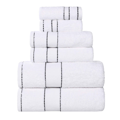 Niles Egyptian Giza Cotton Plush Heavyweight Soft 6 Piece Towel Set