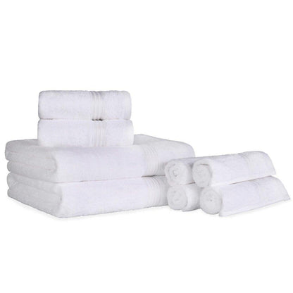 Egyptian Cotton Highly Absorbent Solid Ultra Soft Towel Set Collection