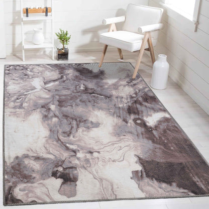 Yuma Abstract Marble Indoor Area Rug or Runner Rug