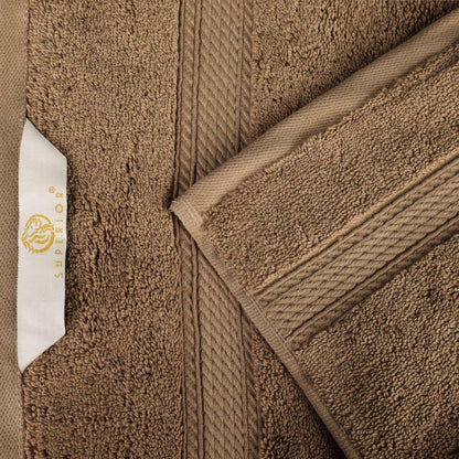 Madison Egyptian Cotton Pile Plush Heavyweight 6 Piece Towel Set