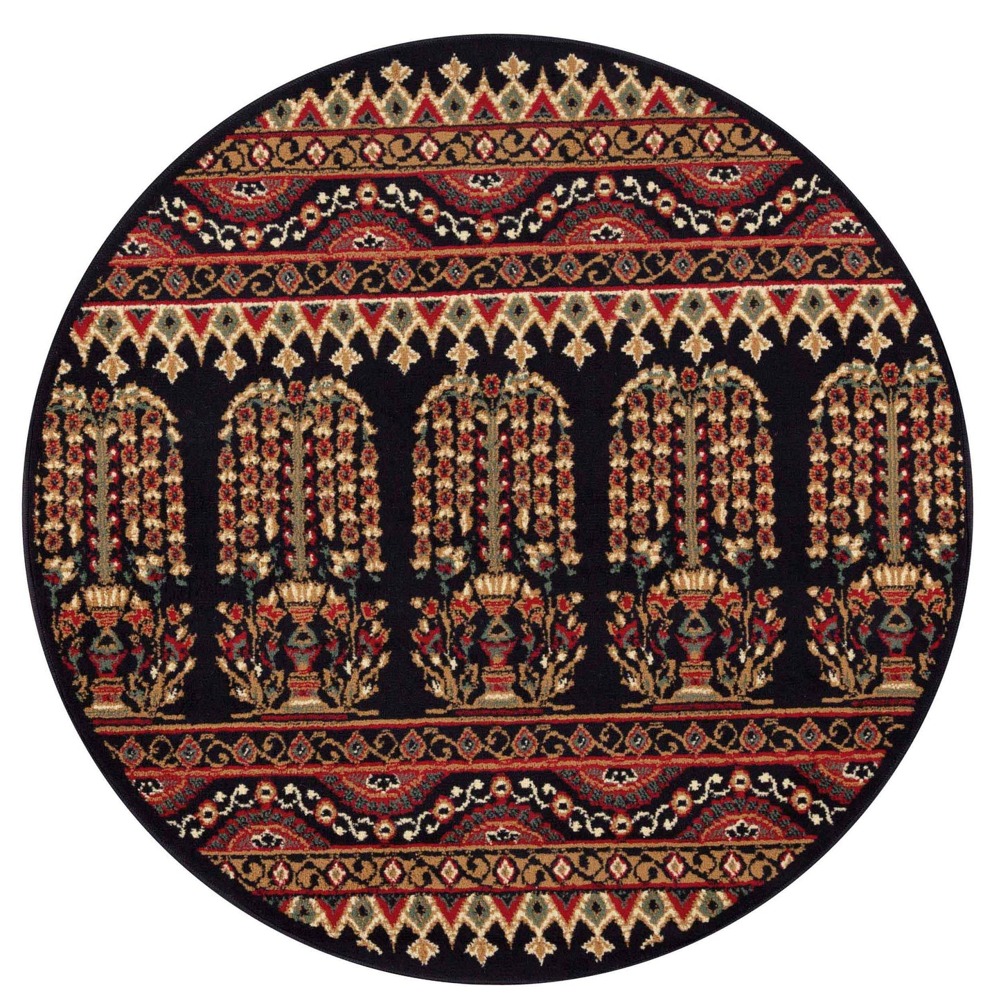 Adena Bohemian Floral Geometric Area Rug or Runner Rug