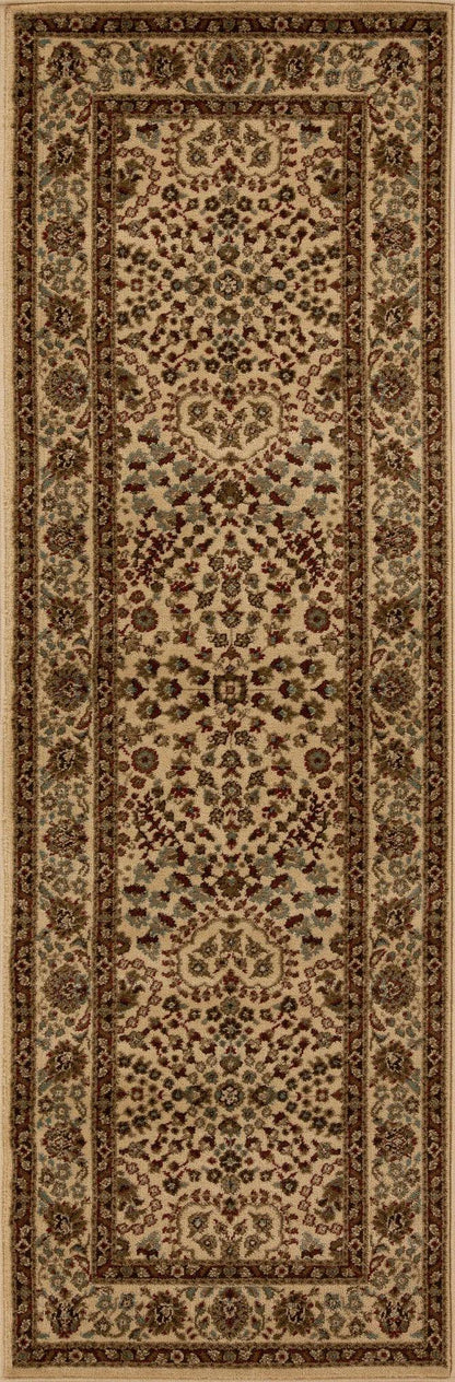 Astral Traditional Oriental Floral Scroll Indoor Area Rug or Runner