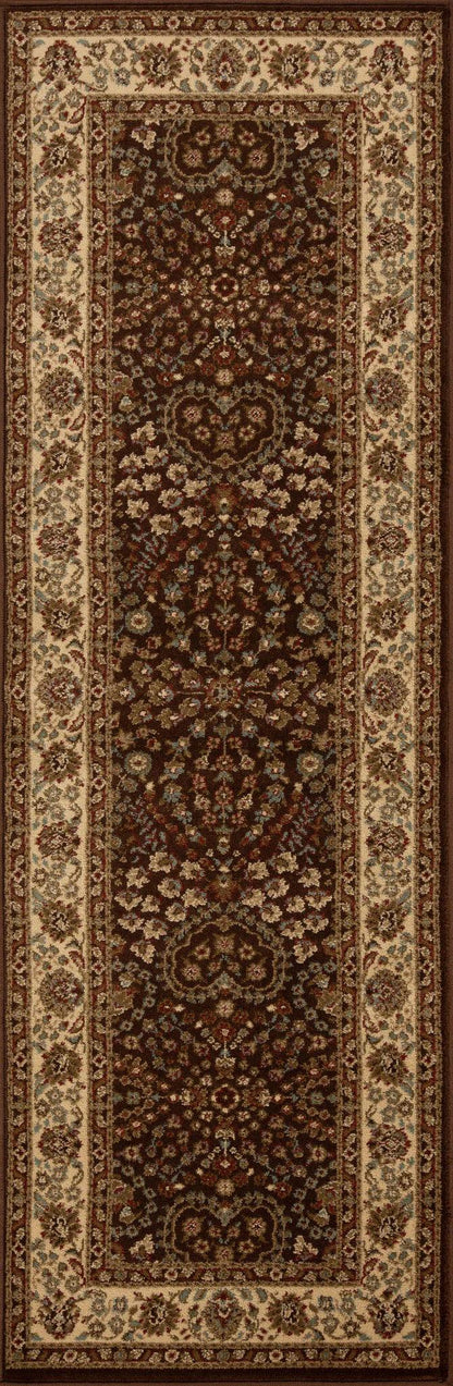 Astral Traditional Oriental Floral Scroll Indoor Area Rug or Runner