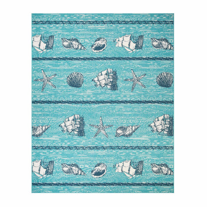 Superior Nautical Seaside Coastal Indoor Outdoor Area Rug 