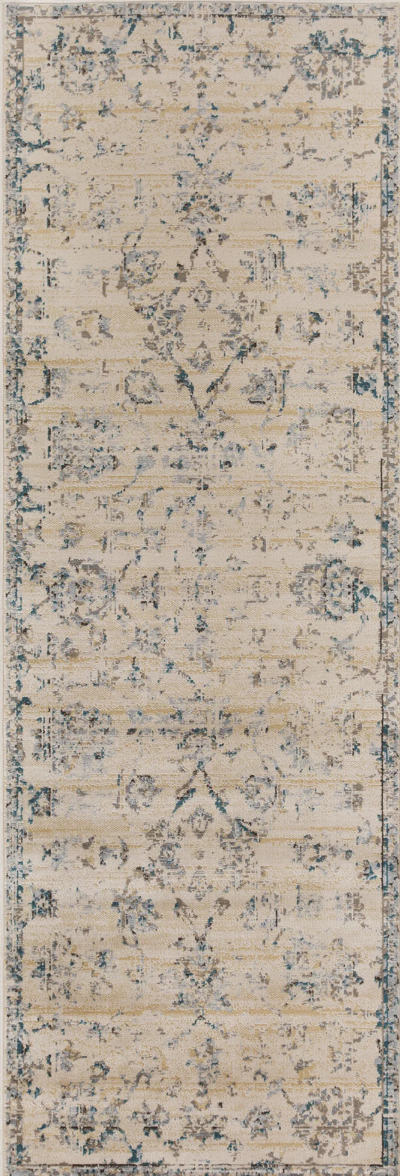 Basilio Modern Farmhouse Medallion Indoor Area Rug Or Runner Rug