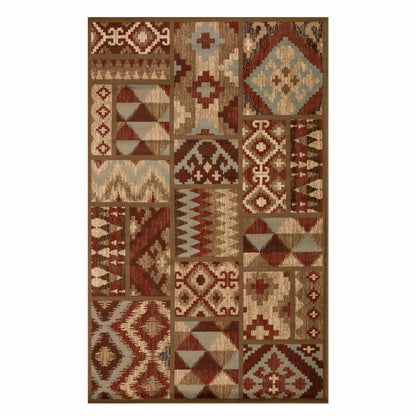 Berlin Aztec Geometric Southwestern Indoor Area Rug or Runner Rug