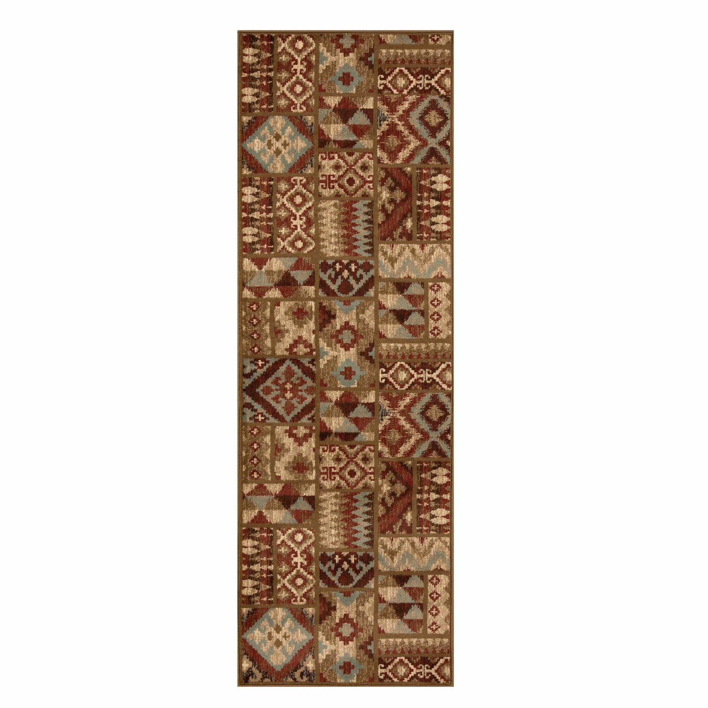 Berlin Aztec Geometric Southwestern Indoor Area Rug or Runner Rug