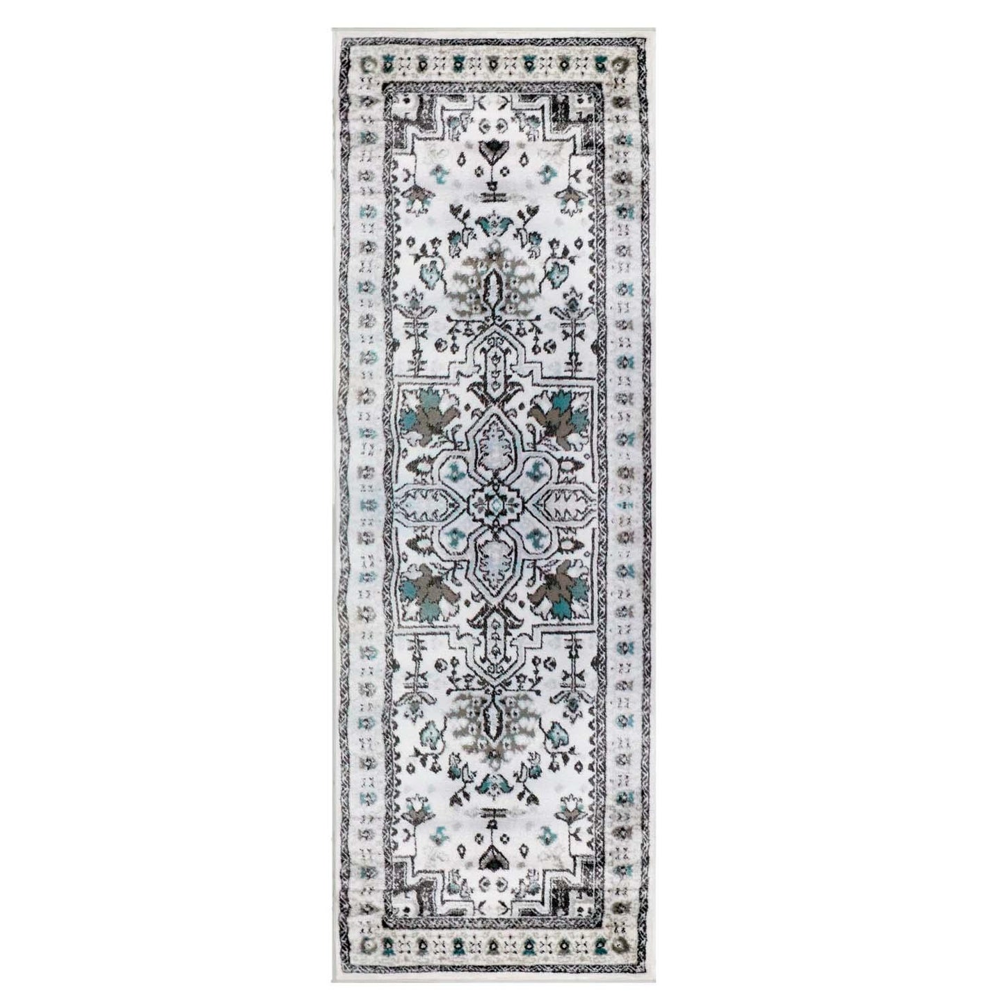  Superior Engroove Southwestern Tribal Medallion Rivulet Area Rug