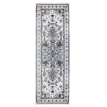  Superior Engroove Southwestern Tribal Medallion Rivulet Area Rug