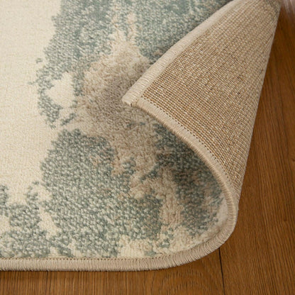 Eclectic Multi-Tone Abstract Rug or Runner - Blue