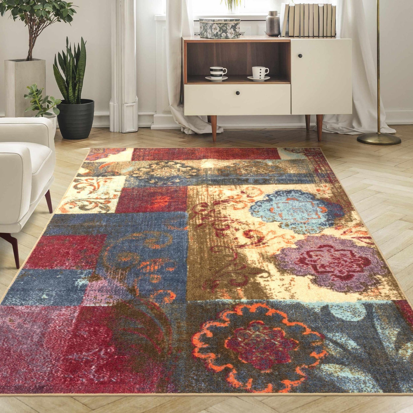  Superior Emory Patchwork Indoor Area Rug or Runner Rug 