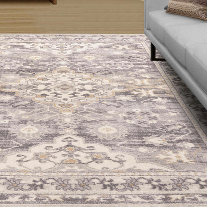 Superior Tilly Vintage Oriental Medallion Indoor Area Rug