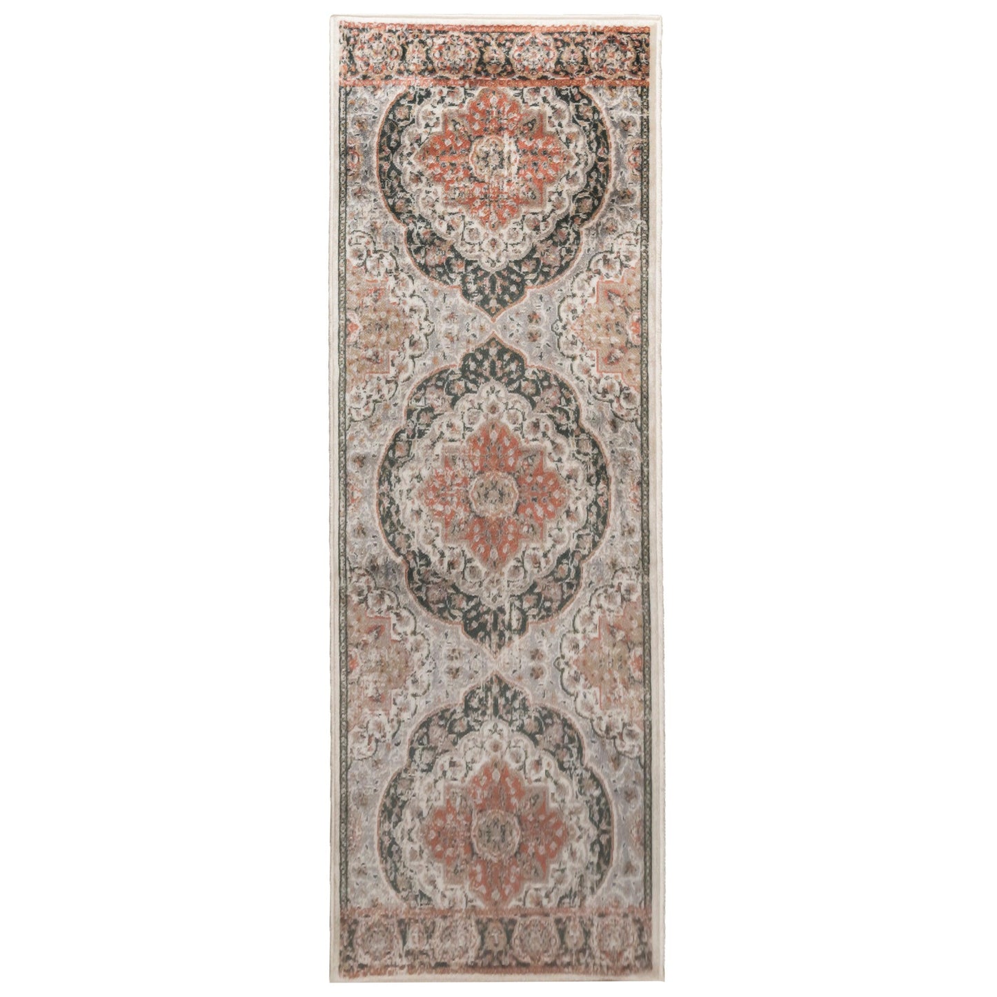 Bodhi Vintage Floral Classic Medallion Indoor Area Rug or Runner