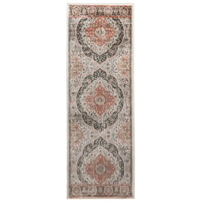 Bodhi Vintage Floral Classic Medallion Indoor Area Rug or Runner