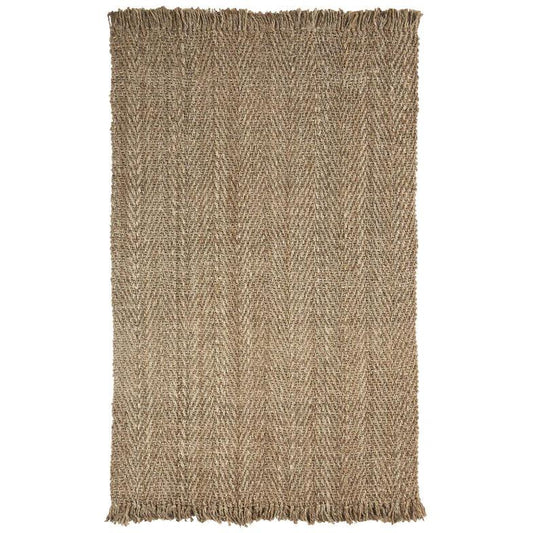Bohemian Handwoven Natural Braided Jute Reversible Indoor Area Rug