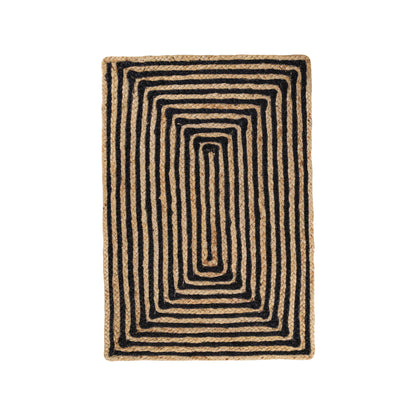 Braided Jute Reversible Round Indoor Outdoor Area Rug