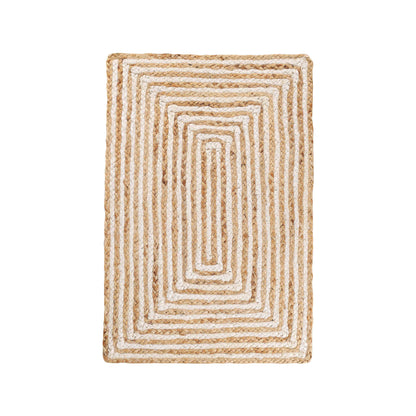Braided Jute Reversible Round Indoor Outdoor Area Rug