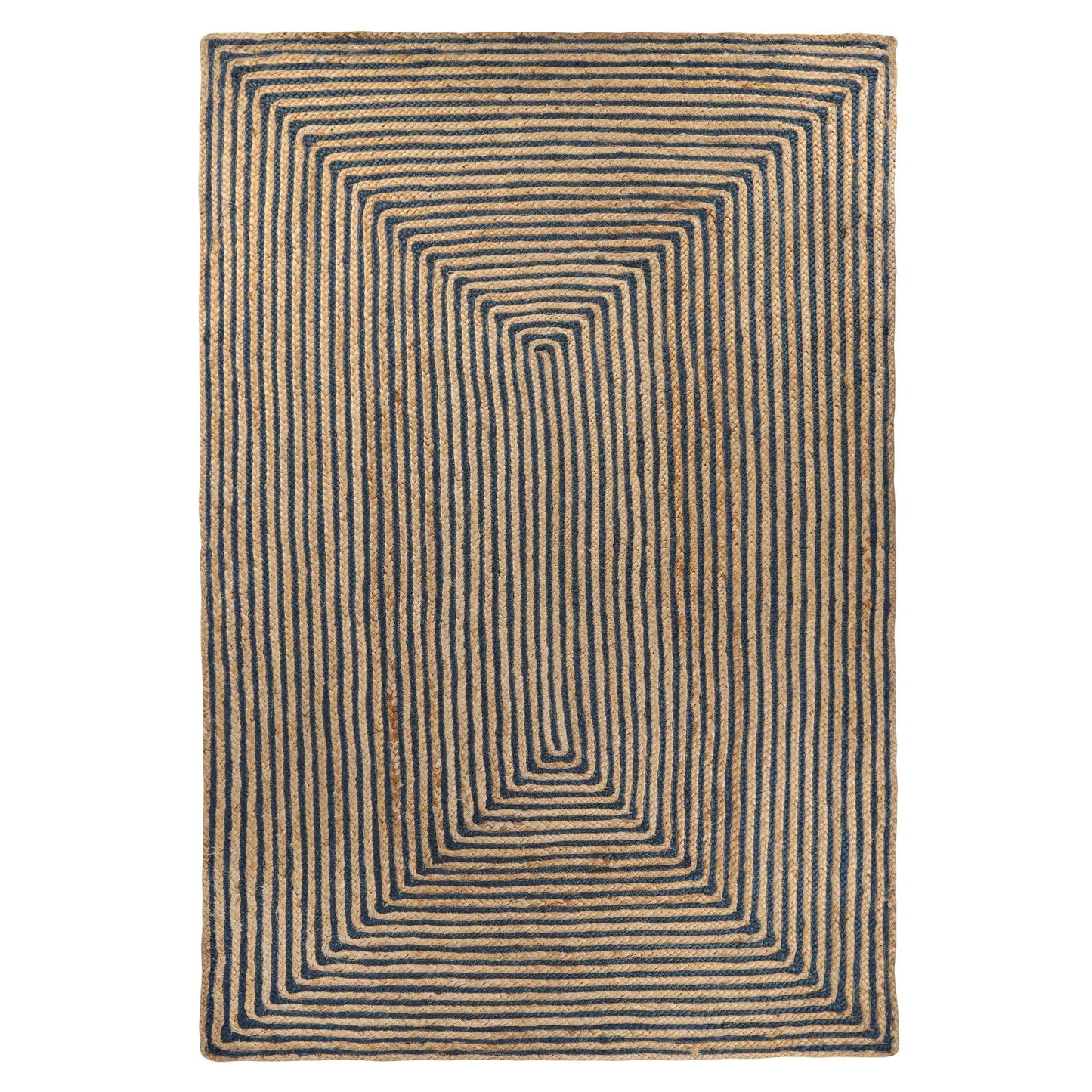 Braided Jute Reversible Round Indoor Outdoor Area Rug