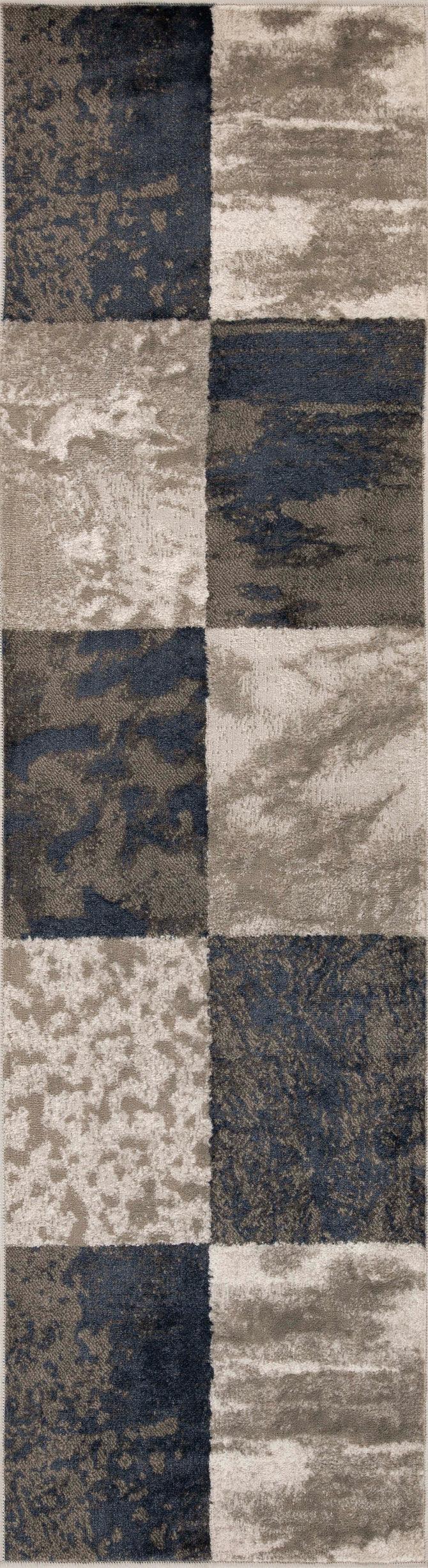 Modern Patchwork Design Indoor Area Rug or Runner Rug