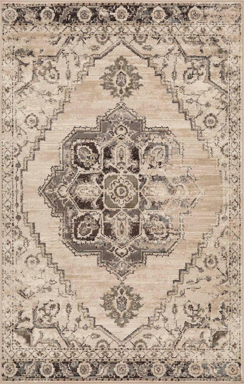 Brinton Vintage Oriental Medallion Indoor Area Rugs or Runner Rug