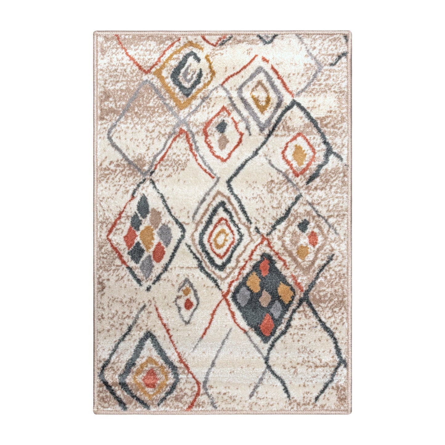 Burin Southwestern Geometric Area Rug Or Runner Rug Or Door Mat