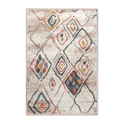 Burin Southwestern Geometric Area Rug Or Runner Rug Or Door Mat