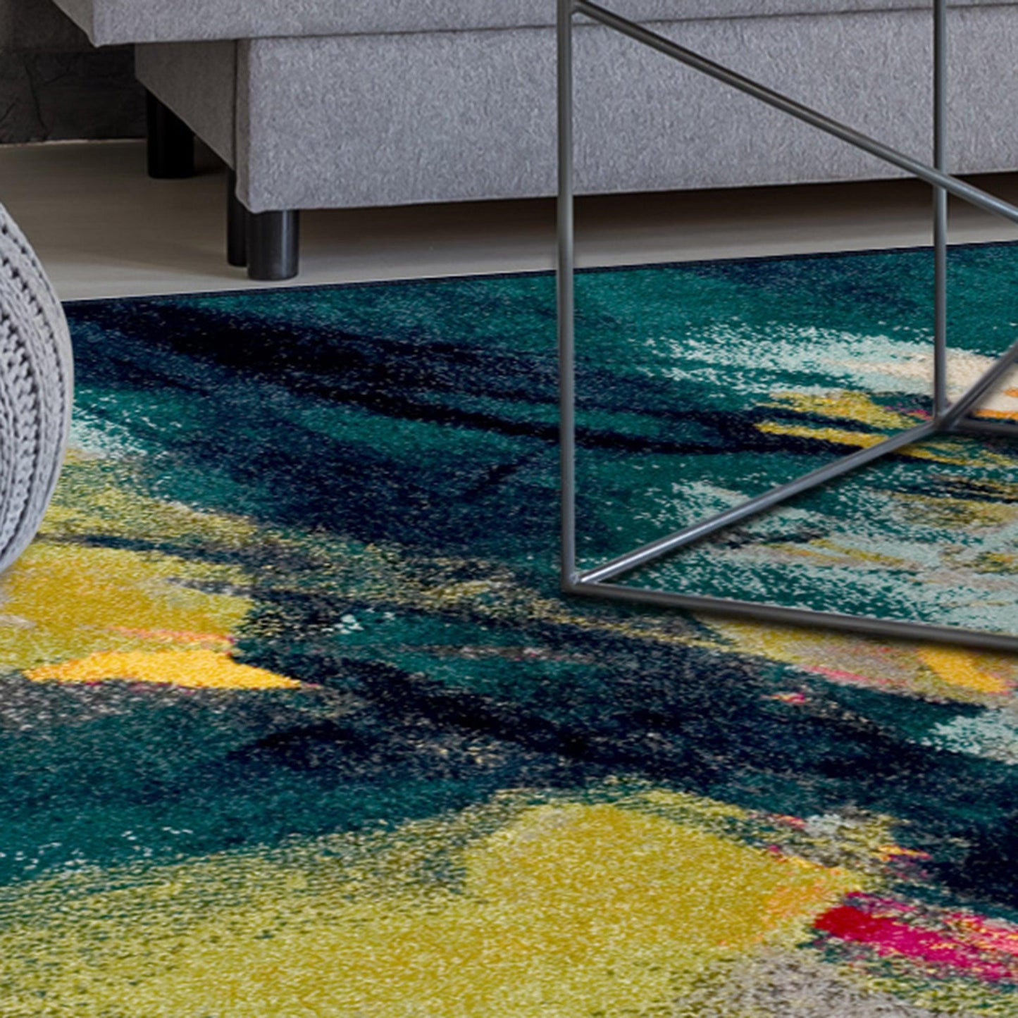 Caspian Abstract Modern Area Rug Or Runner Rug