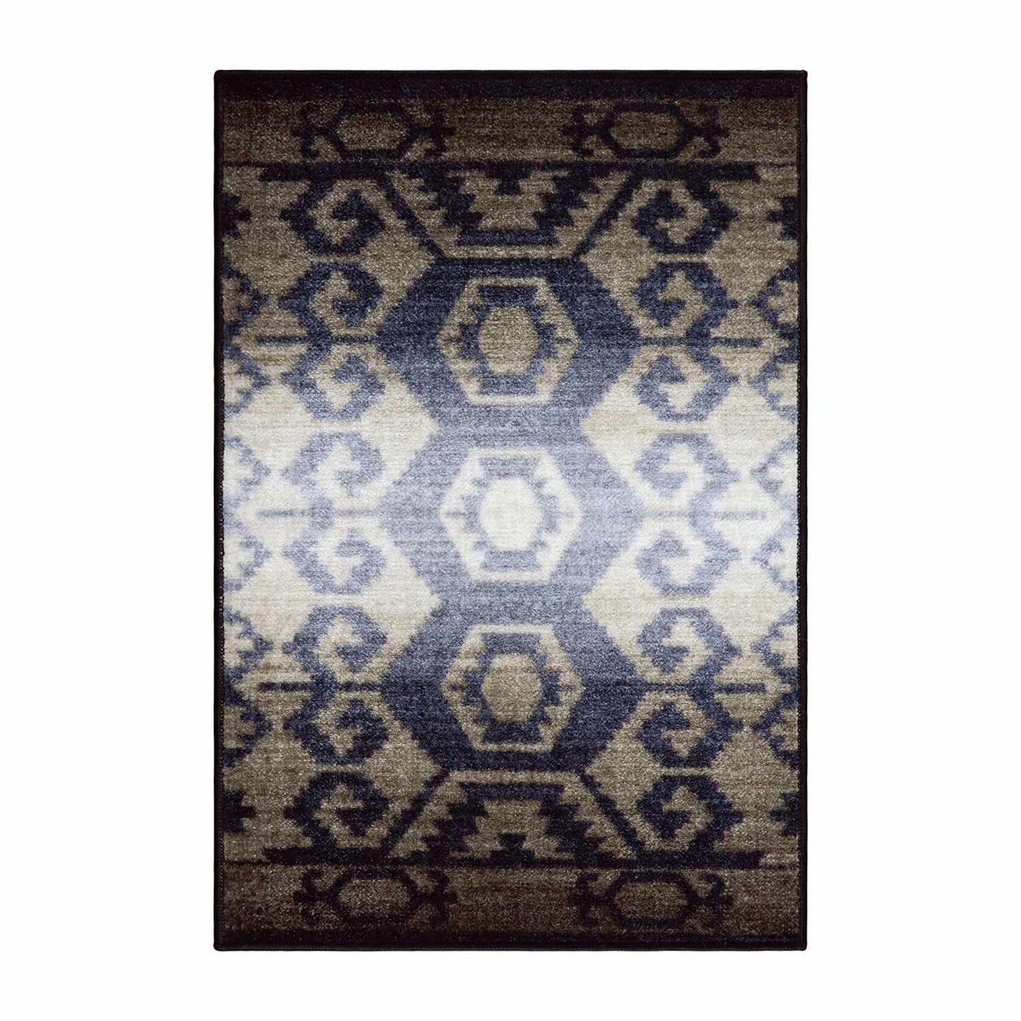 Catori Geometric Ikat Rustic Indoor Area Rug Or Runner Rug Or Door Mat