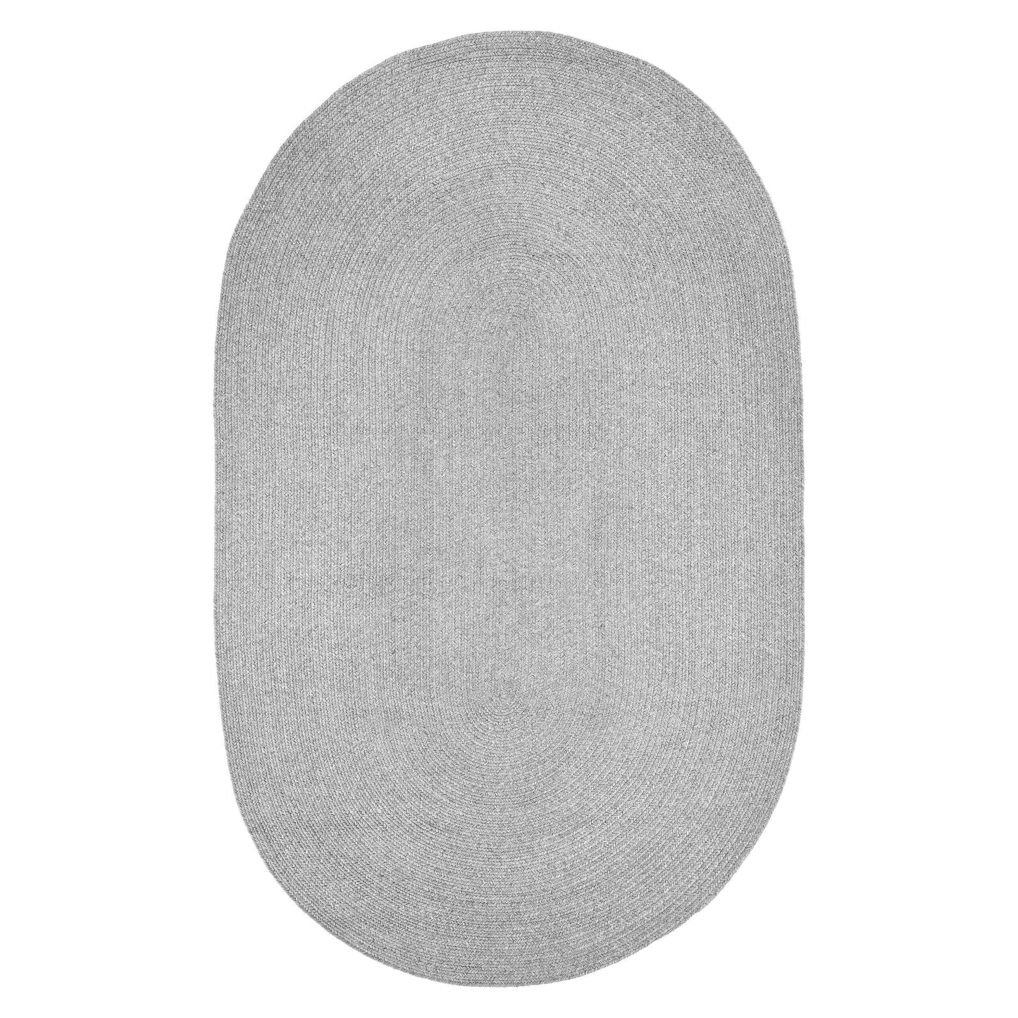 Classic Braided Weave Oval Area Rug Indoor Outdoor Rugs